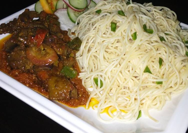 Easiest Way to Make Perfect Spaghetti and chicken casserole