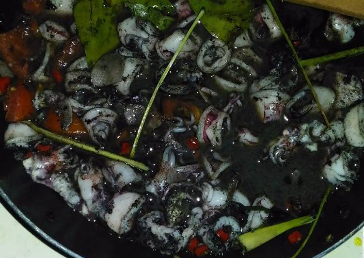 Resep Cumi hitam empukk simpel no msg yang simpel