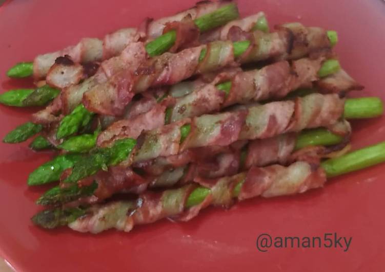 Resep √Bacon Asparagus√ Anti Gagal