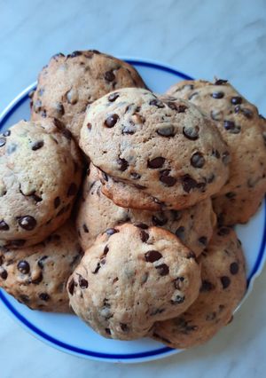 American chocolate chip cookies recept fotója