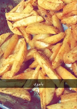 صورة لوصفة بطاطس متبل بالفرن👌🏻