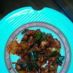 A picture of Prawns masala.
