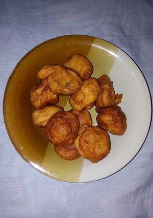 A picture of Beans cake(akara).