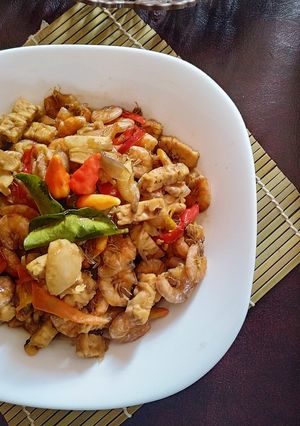 Foto resep Oseng Udang Tempe Simpel