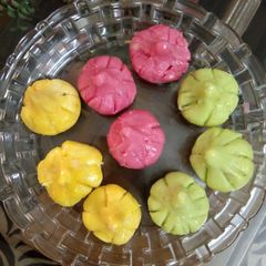 A picture of Instant mawa modak without mould.