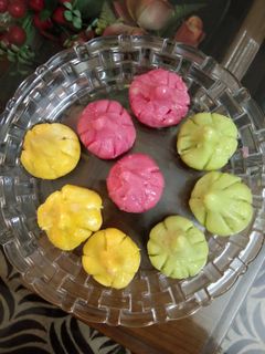 A picture of Instant mawa modak without mould.