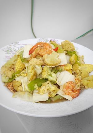 Foto resep Capcay udang