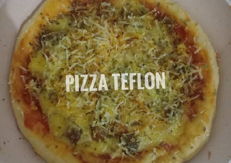 Resep Pizza Teflon No Gagal, Lezat Sekali