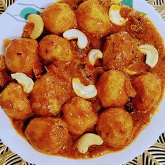 A picture of Baby potatoes Masala (no onion garlic).