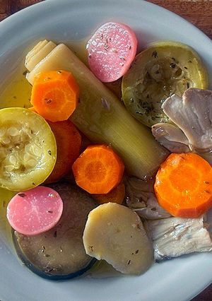 Una foto de Verduras en escabeche