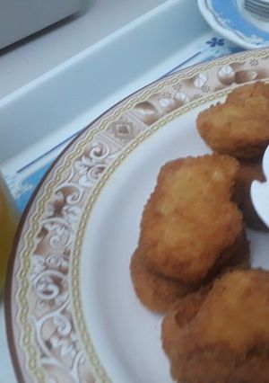 صورة لوصفة نجتس مقلي