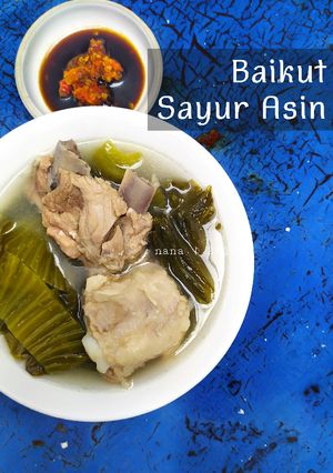 Foto resep Baikut Sayur Asin (non halal) Bisa diganti dengan Ayam Kampung