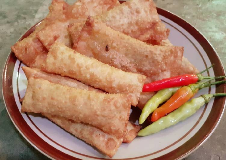 Langkah membuat Lumpia Isi Bombay nikmat