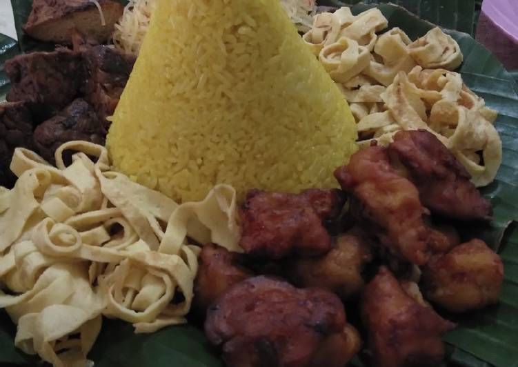 makanan Tumpeng Irit😂 (resep ayamnya) Jadi, Enak Banget