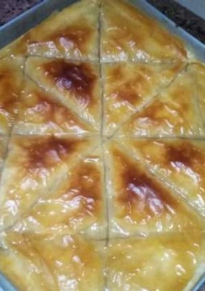 صورة لوصفة جلاش حلو بالمكسرات والكنافه