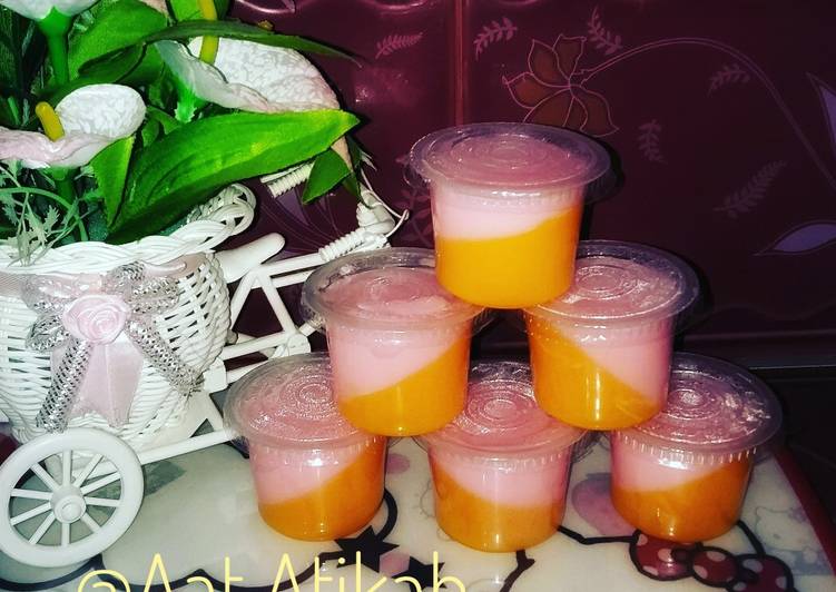 Puding lapis nutrijel