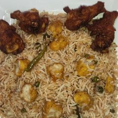 Tempura Masala Rice 🍚 A picture of Tempura Masala Rice 🍚.