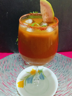 A picture of Chilli Guava Mocktail.