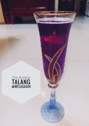Foto resep Teh bunga talang