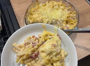 Une photo de Gratin de Pâtes au Fromage