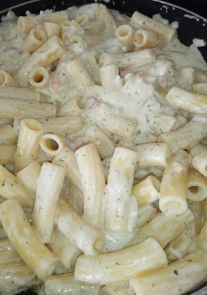 Foto principal de Pasta con salmón ahumado