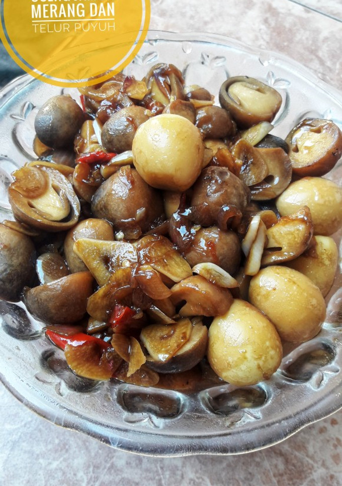 Foto resep Oseng Jamur Merang dan Telur Puyuh