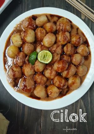 Foto resep Cilok saus kacang