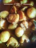 Bengali style Taki fish(Shole) curry with baby potatoes