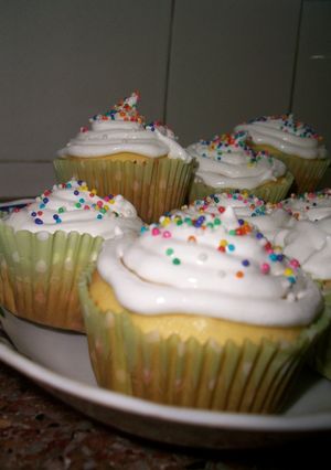 Una foto de Merengue para los muffins