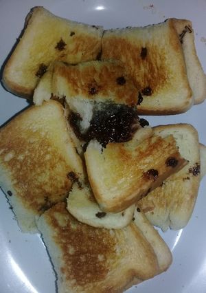 Foto resep Roti bakar coklat keju