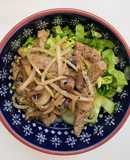 Salad bò xào
