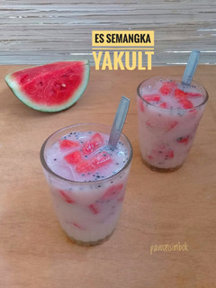 Foto resep Es Semangka Yakult