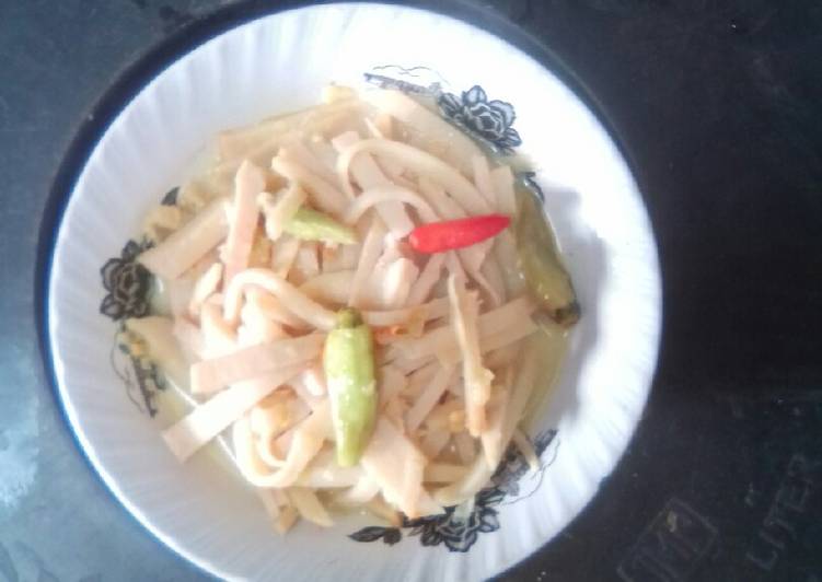 Bagaimana Membuat Sayur Rebung maknyos Anti Gagal