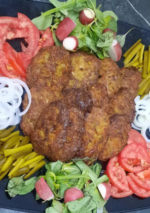 عکسی از دستور کتلت گوشت