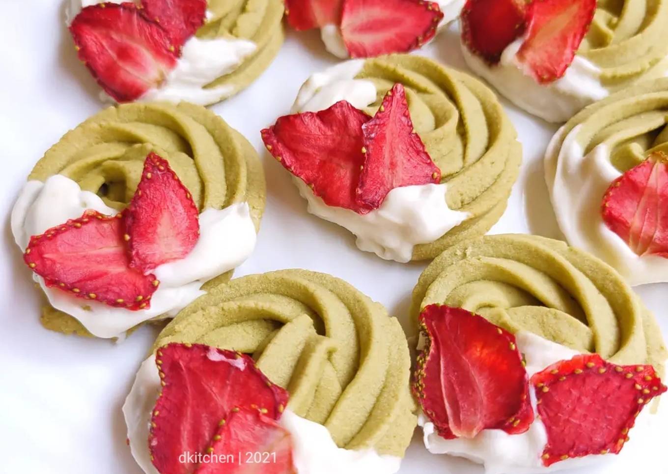 Gluten Free Matcha Cookies