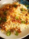 Chickpea dum biryani