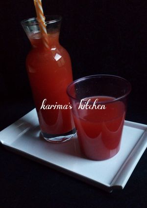 A picture of Watermelon juice.