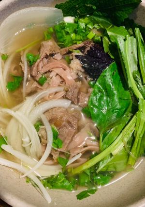 Hình của món Phở bò.
