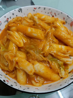 韓式小菜:泡菜年糕 的食譜成品照片