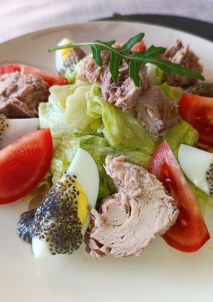 Фото Салат🥗з айсбергом і тунцем.