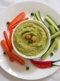 Green pea hummus