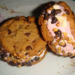 Una foto de Sandwich de helado