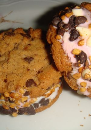Una foto de Sandwich de helado