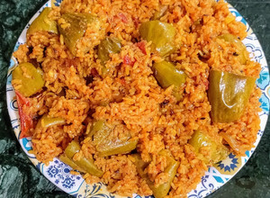 A picture of Parwal Govind Bhog rice Pulao.