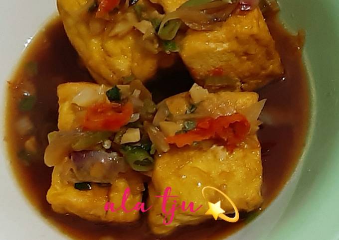 Resep Tahu Kecap Pedas Oleh Tju Corner Cookpad