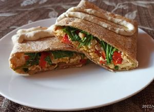 Zdjęcie przepisu Wrap śniadaniowy.