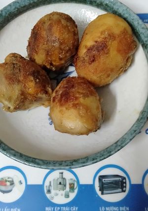 Hình của món Trứng Vịt lộn chiên giòn.