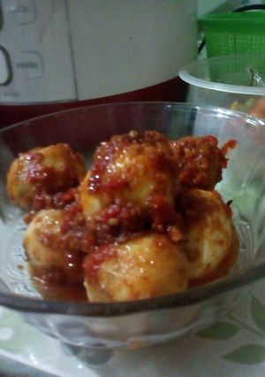 Foto resep Telur Balado Simple
