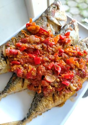 Foto resep Kembung goreng sambal