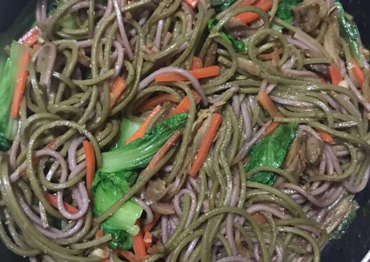 Resep Spagetti Dua Warna Goreng Jawa Anti Gagal